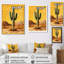 Marleana Cactus and the Desert Heat I - Cactus, reproduction d'art sur toile-1918859007-1918859003-1918858995