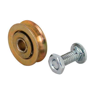 FHC D1500 Steel Ball Bearing Roller Replacement - 1" Diameter - Bolt And Nuts - pack of 2