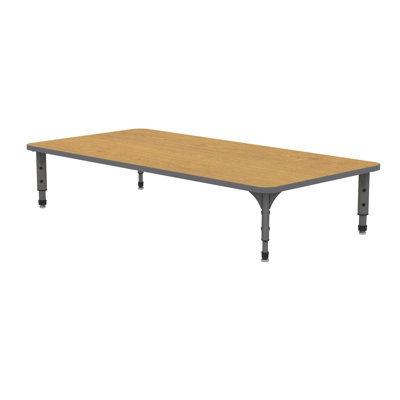 Apex Series Adjustable Height Rectangular Activity Floor Table
