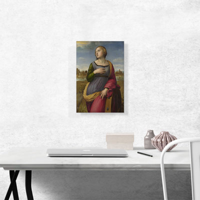 «Saint Catherine of Alexandria 1507» par Raphael, reproduction d'art sur toile tendue