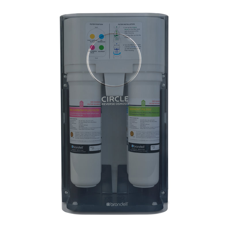 H2O+ Circle Reverse Osmosis System, Black