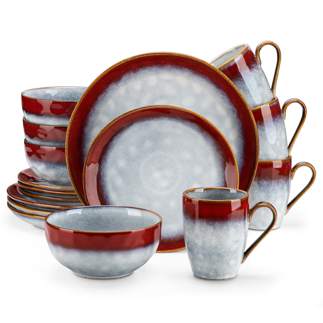 ?16 Piece Dinnerware Set, Service for 4