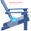 Chaise Adirondack en plastique Bergenfield-1276987107