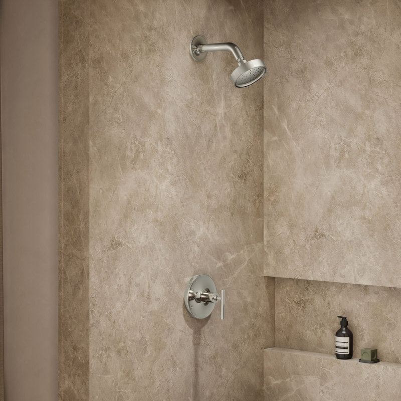 Purist Shower Trim, Vibrant Polished Nickel, Lever Handle