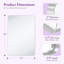 Aluminum Framed Rounded Rectangle Mirror, Wall Mounted Bathroom Vanity Mirror, Modern Horizontal/Vertical Entryway Wall Mirror-1058387005-1058387003