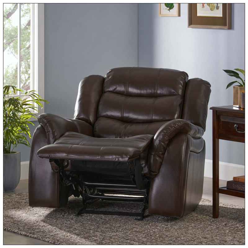 Fauteuil inclinable oscillant de conception classique avec tissu moelleux pour les sièges de loisirs à la maison