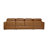 3 - Piece Corduroy Double-Chaise Sectional