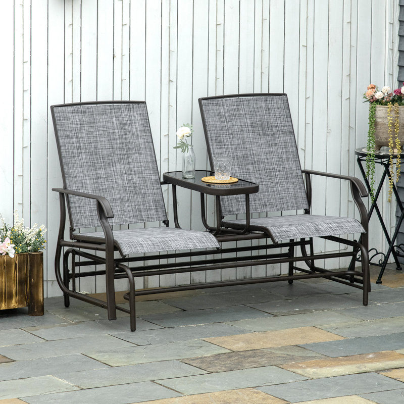 Herrman Metal Outdoor Bench