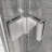 Pivot Shower Doors, Frameless Bi-Fold Swing Shower Door,1/4" (6Mm) Clear Tempered Glass, Chrome Finish Hardware, Reversible Installation