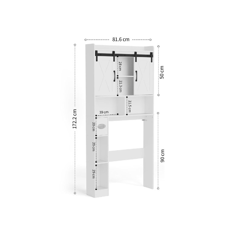 Freestanding Over The Toilet Storage