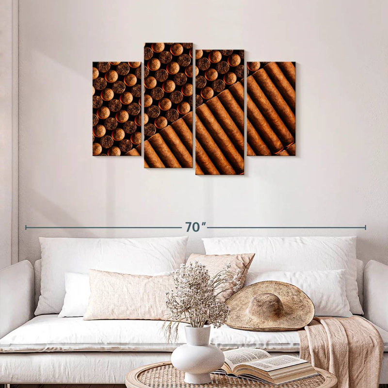 Senne Cigars, 27" H x 43" W