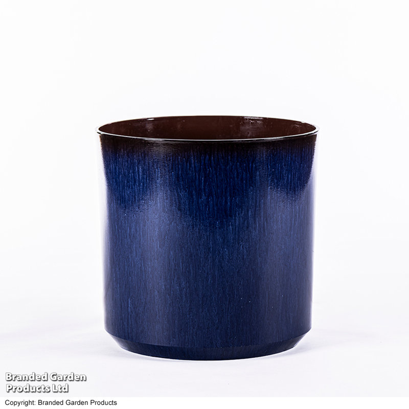 Pot Planter, Blue, 31cm H x 31cm W x 31cm D