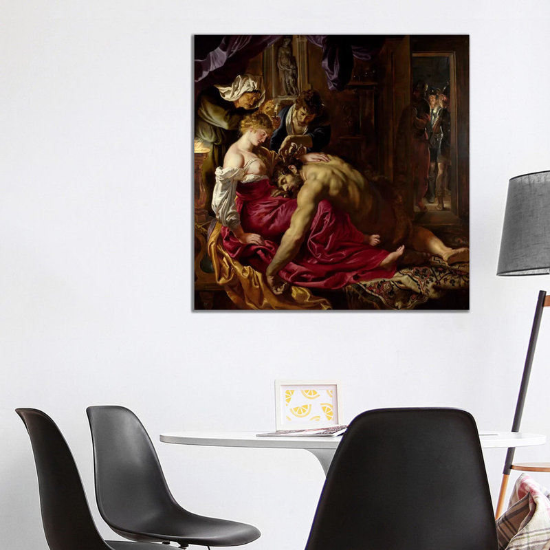 Samson And Delilah by Peter Paul Rubens - Wrapped Canvas Print, 93.98 cm H x 93.98 cm W x 3.175 cm D