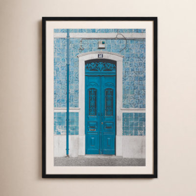 Blue Door of Caldas de Rainha Print