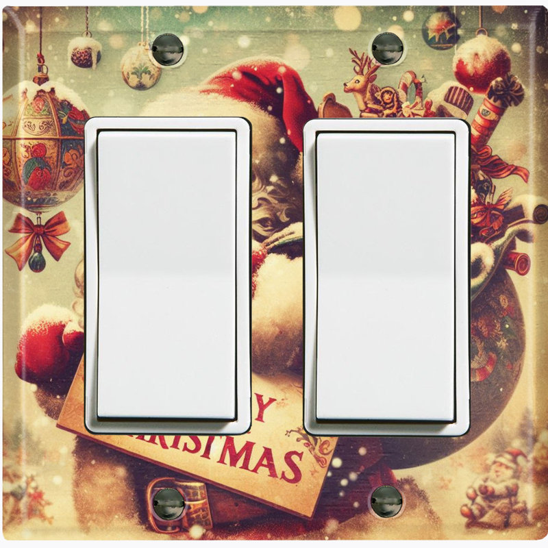 Merry Christmas Santa Claus Presents Nature Thema