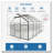 6x10 FT Polycarbonate Greenhouse Raised Base and Anchor Aluminum Heavy Duty Walk-in Greenhouses for Outdoor Backyard in All Season-120352655-120352657