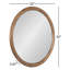 Wooden Round Bathroom Wall Mirror-694872485