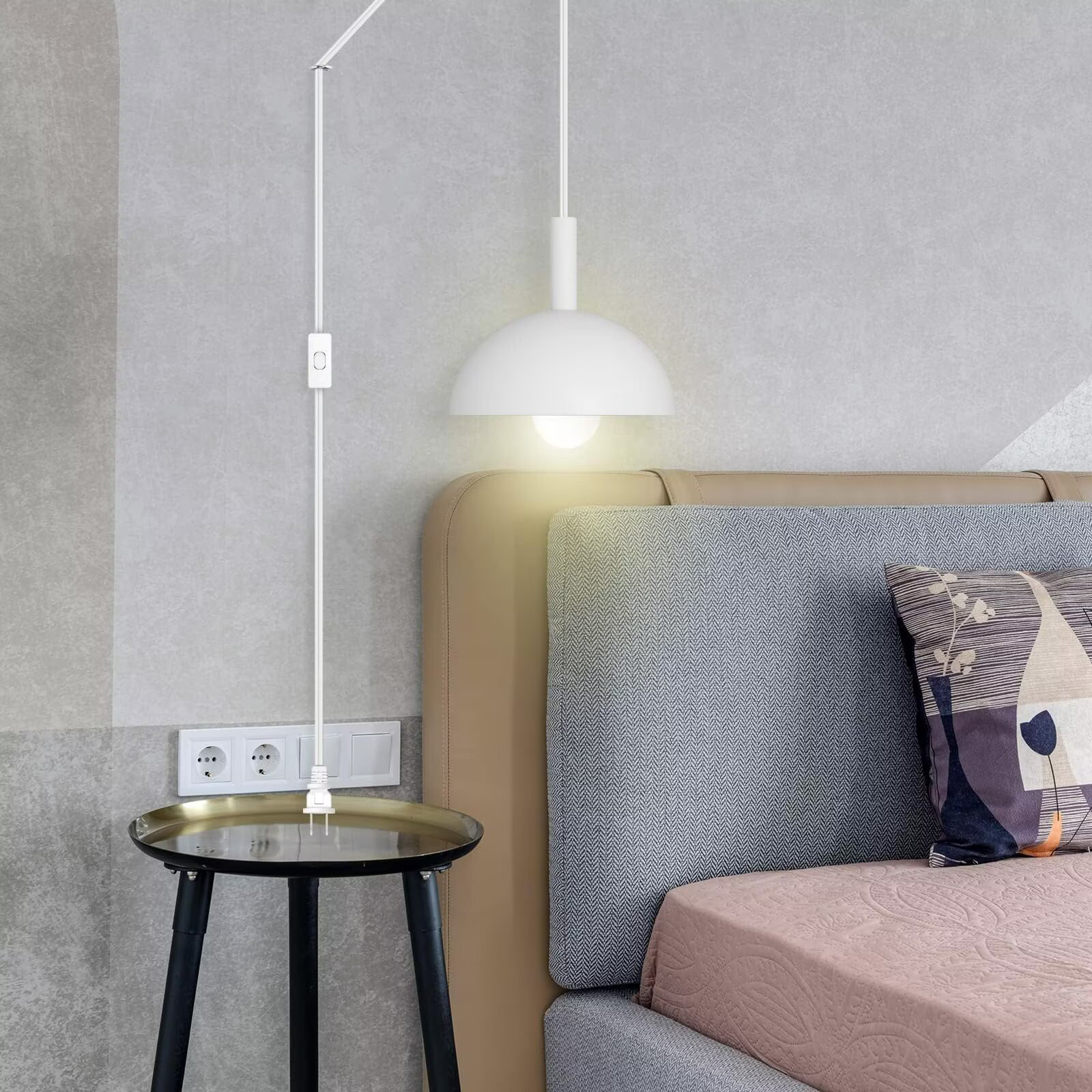Simple Deluxe 4 Pack 20 Feet Extension Hanging Lantern Pendant Light ...