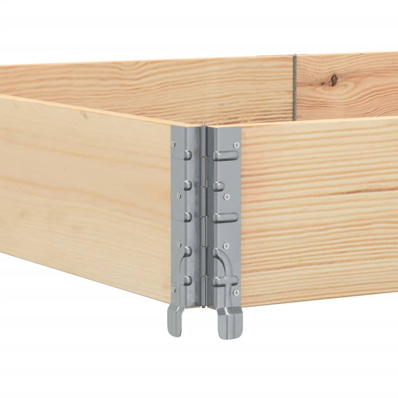 Corliss Wood Planter Box, 23.82" H x 59.06" W x 19.69" D, Natural