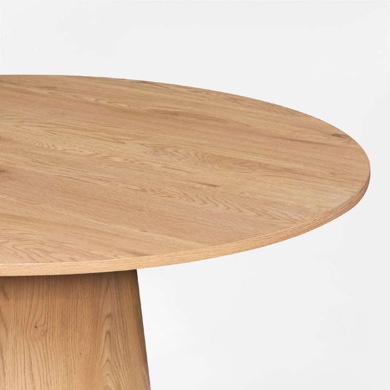 Table de salle à manger 46 ", Naturel, H 29,5 po x L 46 po x l 46 po