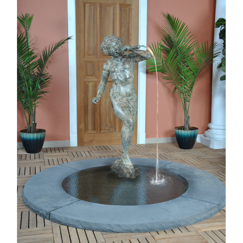 Fontaine pour garçon avec flûte Cavallo