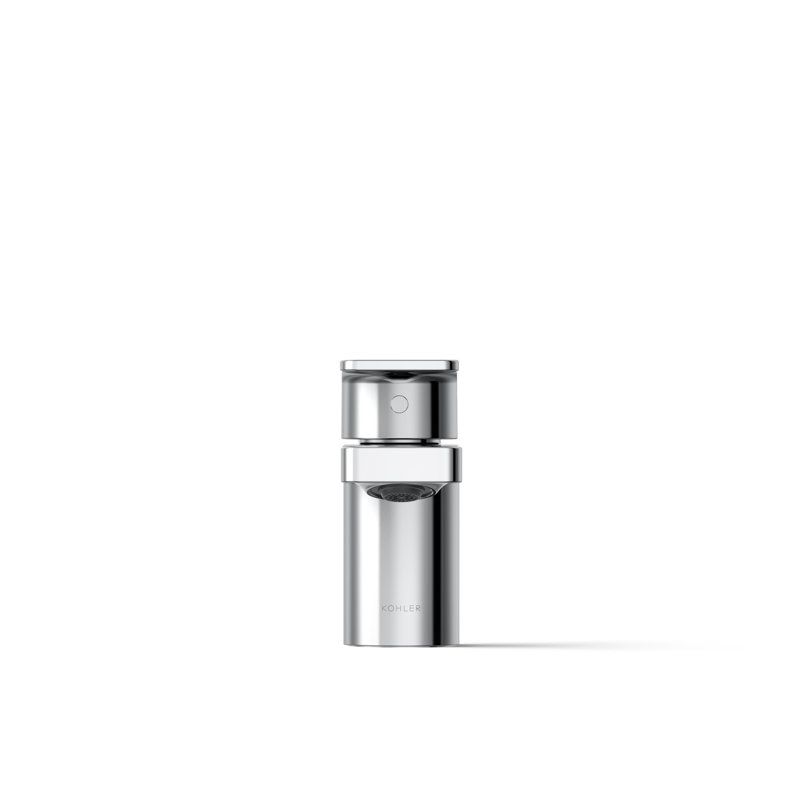 Parallel Single Hole Bathroom Faucet, Polished Chrome
