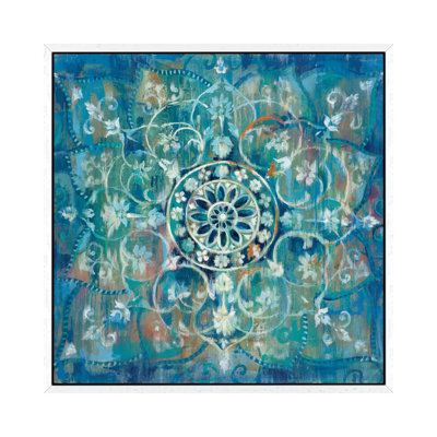 Mandala In Blue Iii by Danhui Nai - Painting on Canvas