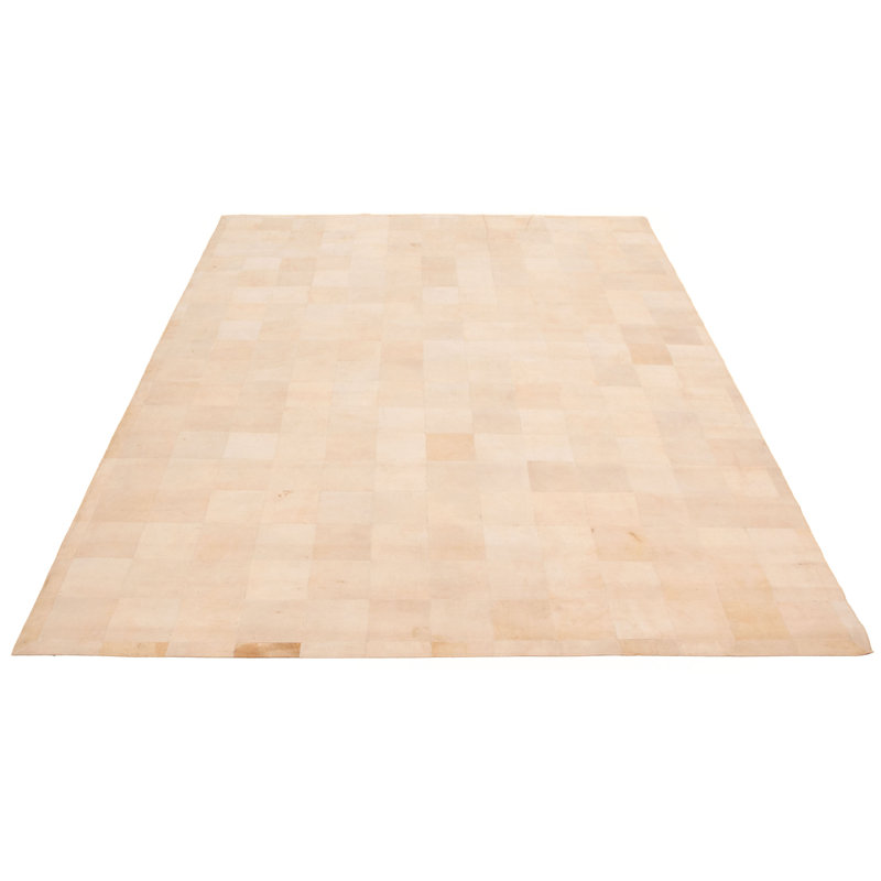 Cowhide Geometric Indoor Rug