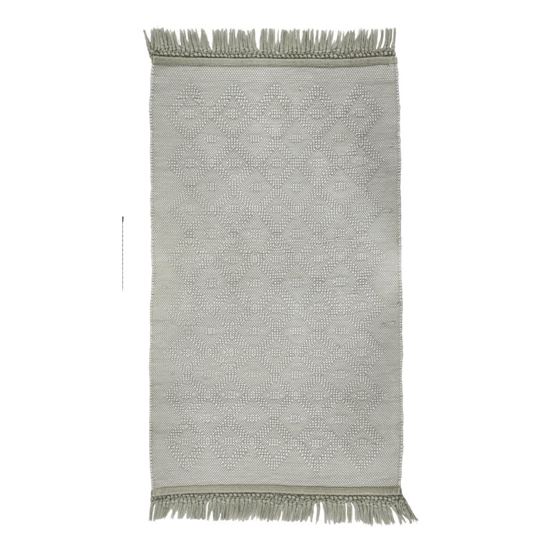 Bath Rug, 70cm W x 160cm L, Green