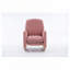 Chaise berçante en tissu avec repose-pieds réglable-1287876487