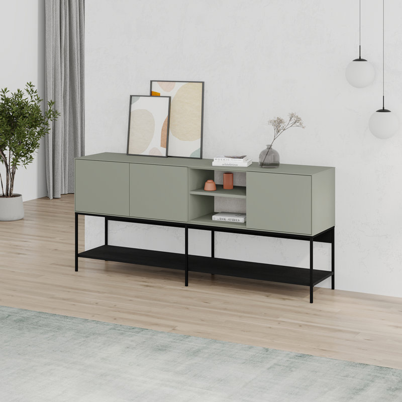 180cm Console Table, Ash Green