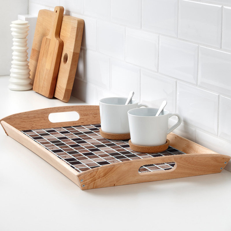 European Marble Mosaic 3D Self-Adhesive Wall Tiles