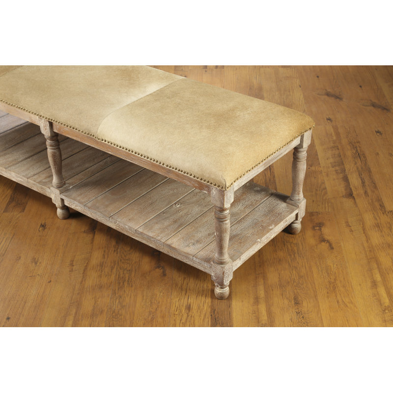 Rakestraw Wood Storage Bench, Light Brown