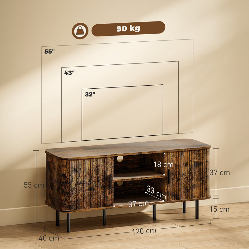 Unfinished TV Stand for TVs up to 55"