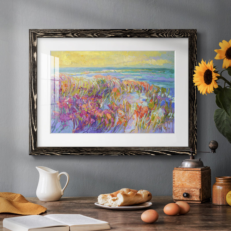Summer Sanctuary, reproduction d'art sur papier, Cadre noir, H 18 po x l 26 po