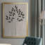 Feuilles et bois I, toile encadrée de qualité supérieure - prête à être accrochée-967177710-967177705