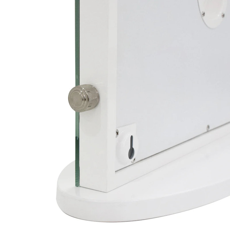 White LED Lighted Wall Mounted Bathroom Vanity Mirror