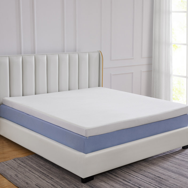 Surmatelas en mousse viscoélastique imprégnée de gel Cheer Collection 3 "double / double, Double, 3"