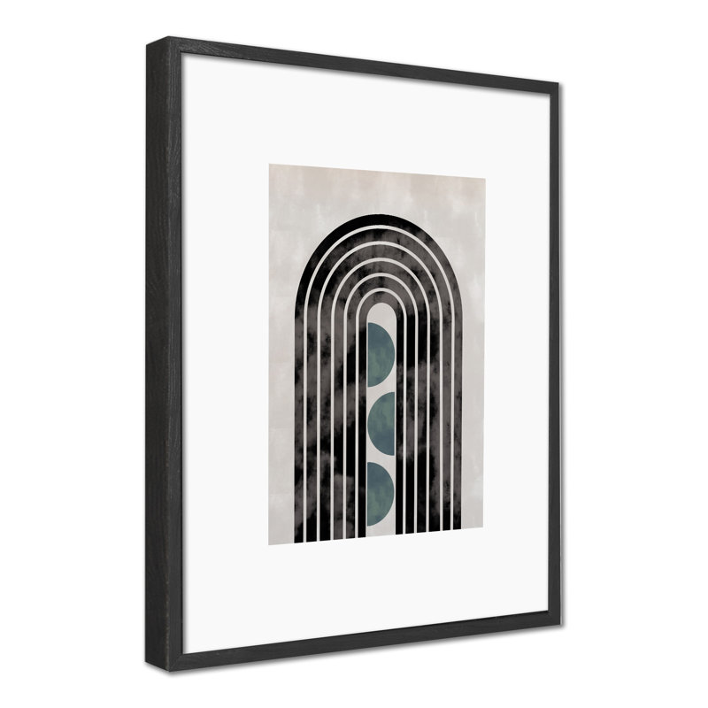«Arch Capsule», reproduction d'art encadrée par 1X, Papier avec cadre noir, H 24 po x l 16 po