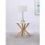 Table de bout en acier inoxydable Kensington