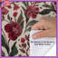 Housses de couette à arrangement floral rouge-129137514