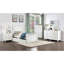 Table de chevet transitionnelle blanche