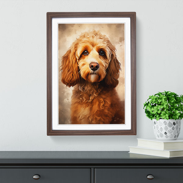 Marlow Home Co. Cockapoo Digital No.3 - Single Picture Frame Art Prints ...