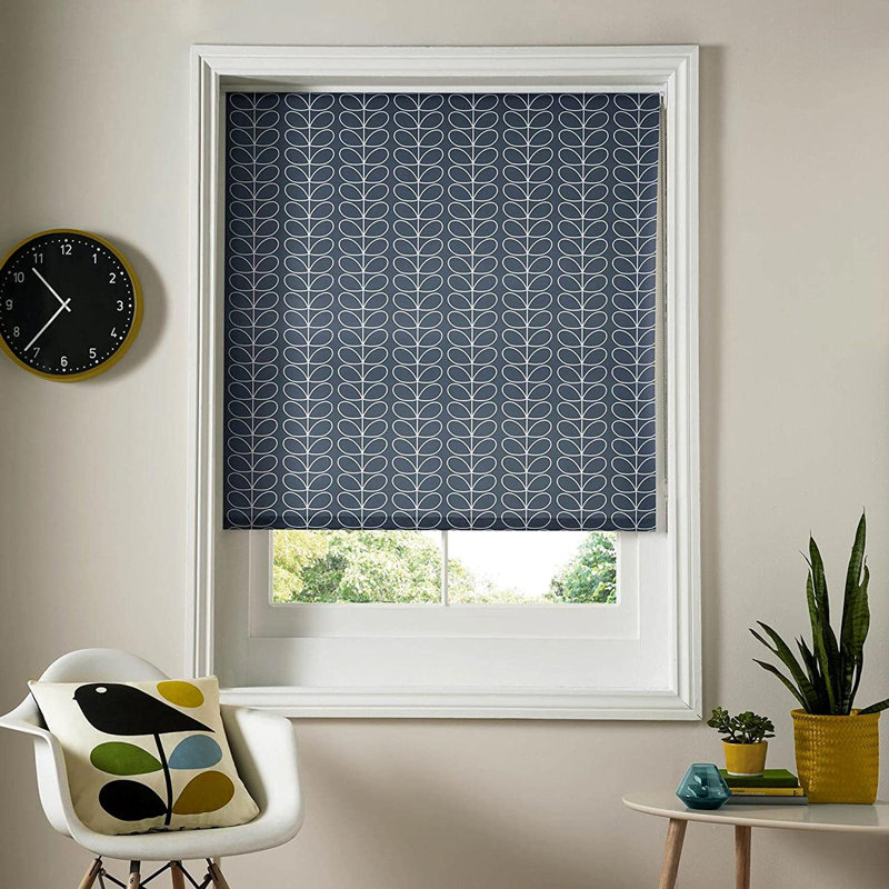Day and Night Linear Stem Roller Blind, Blue, 162 cm L x 60 cm W