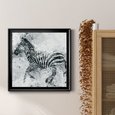 Zèbre II - cadre photo, impression sur toile