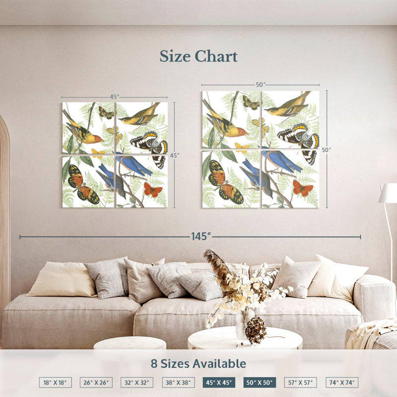 Brampt Natures Flight I, 45" H x 45" W