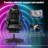 Lubluelu Adjustable Leather Swivel PC & Racing Gaming Chair with RGB Light-659309762