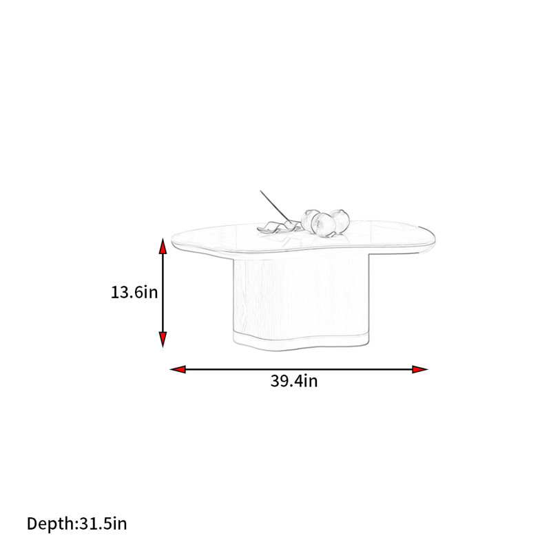 Table basse Italian Light Luxury