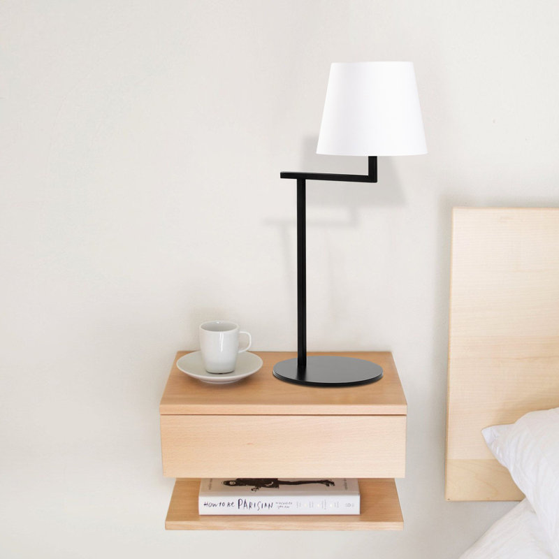 Lampe de bureau noire 19,69 po Ellesmere