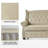 Atravion 73.5" W Vegan Leather Sofa Bed with Button-tufted Back-96122437